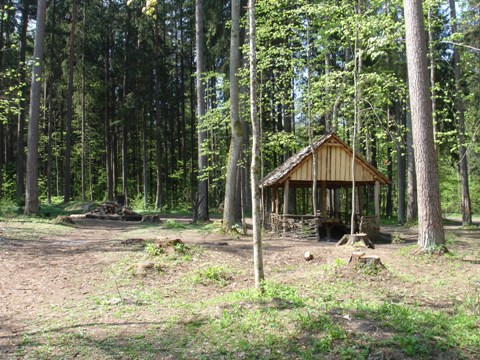 Стоянка бежицкого объединенного партизанского отряда