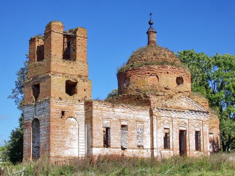 Елисеевичи. Церковь Николая Чудотворца