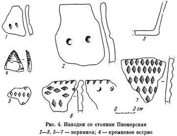 Стоянки близ села Неготино Брянской области