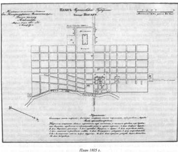 План города Погара, 1805 год